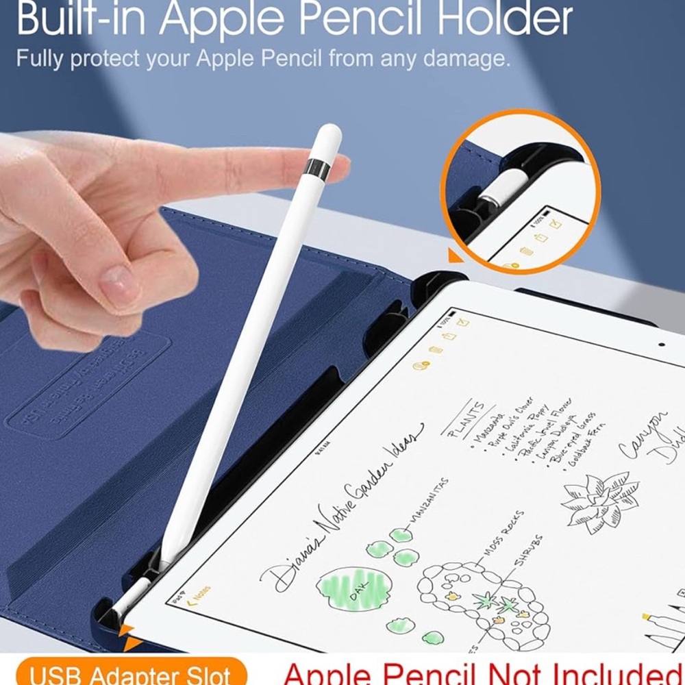 Rotating Case for iPad 9th, 8th, 7th Generation 10.2 Inch - Picture 5 of 12